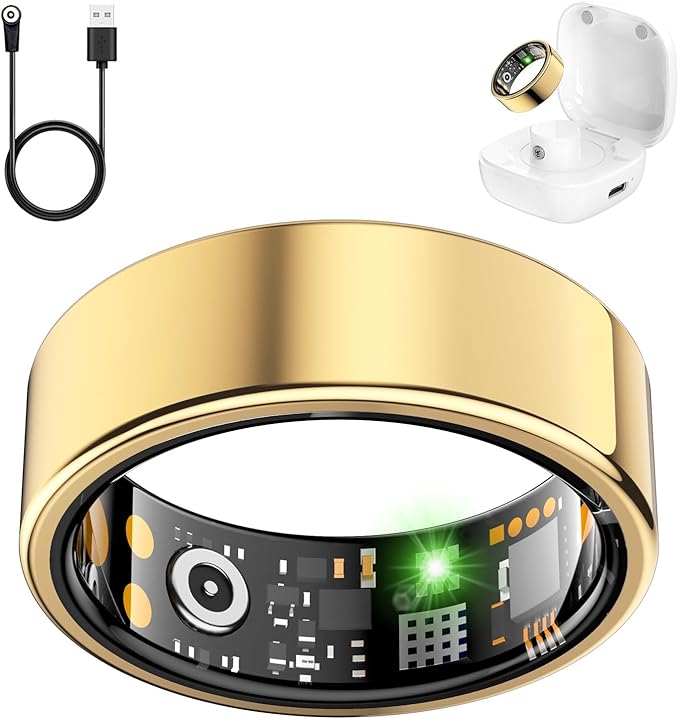 Smart Health Ring for Women Men, Fitness Tracker Ring by Unknown