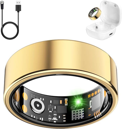 Smart Health Ring for Women Men, Fitness Tracker Ring by Unknown
