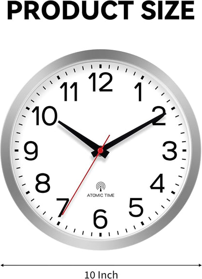 AKCISOT Atomic 10 Inch Wall Clock Analog Clocks - Image 9