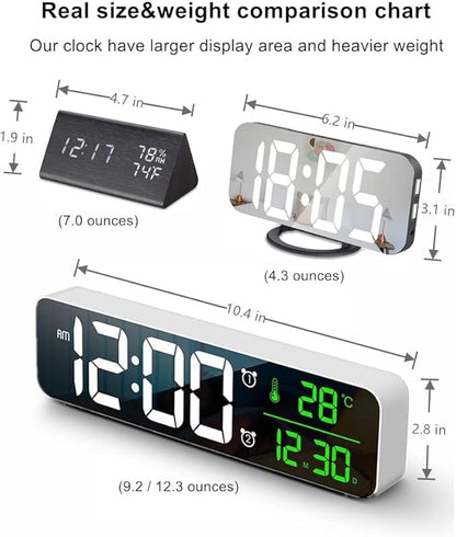 Digital Clock, Clock for Bedroom, Clocks for Living Room Decor, Desk Table Clock - Image 6