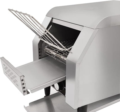 KWS CT-150 Commercial 1300W Electric Stainless Steel Conveyor Toaster - Image 2