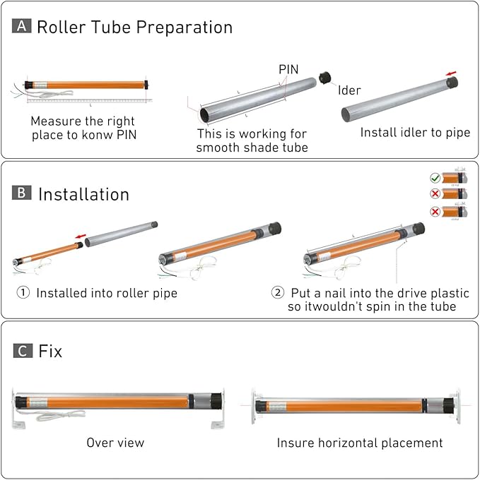 110V/120V Tuya WiFi 35mm Roller Blinds Motor Wired, 6N 20rpm, Smart Google - Image 6