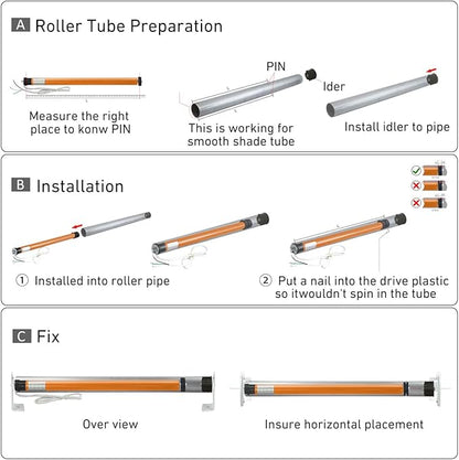 110V/120V Tuya WiFi 35mm Roller Blinds Motor Wired, 6N 20rpm, Smart Google - Image 6