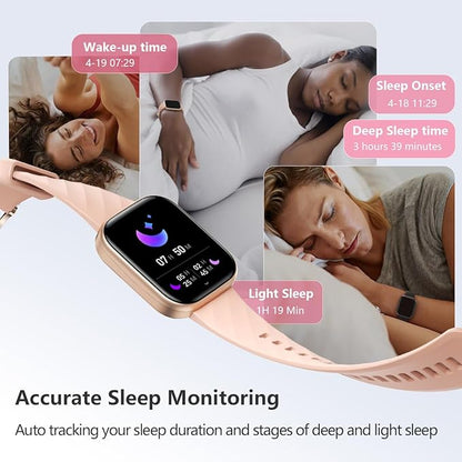 FITVII Health & Fitness Tracker, Smart Watch - Image 5