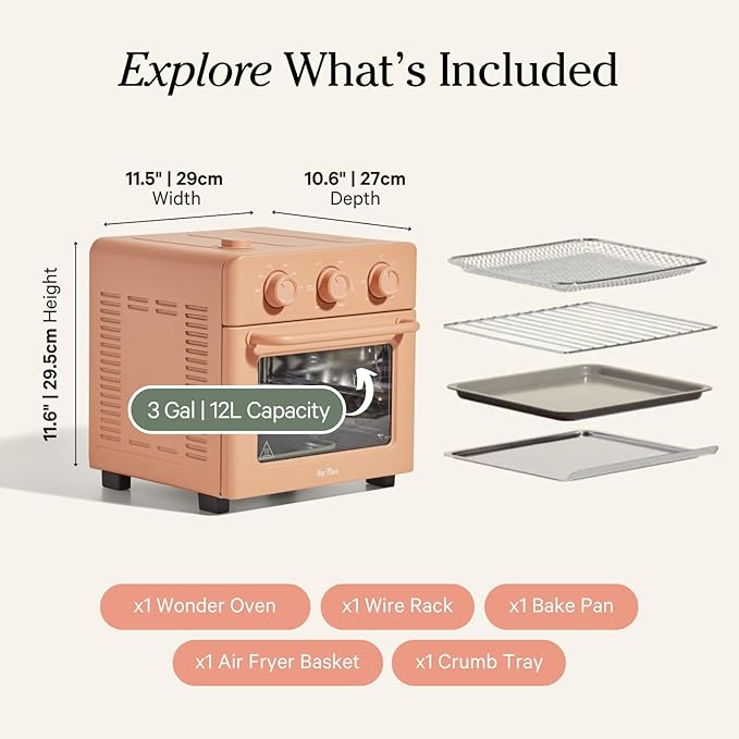 Our Place Wonder Oven | 6-in-1 Stainless Steel Air Fryer Toaster Oven Combo - Image 6