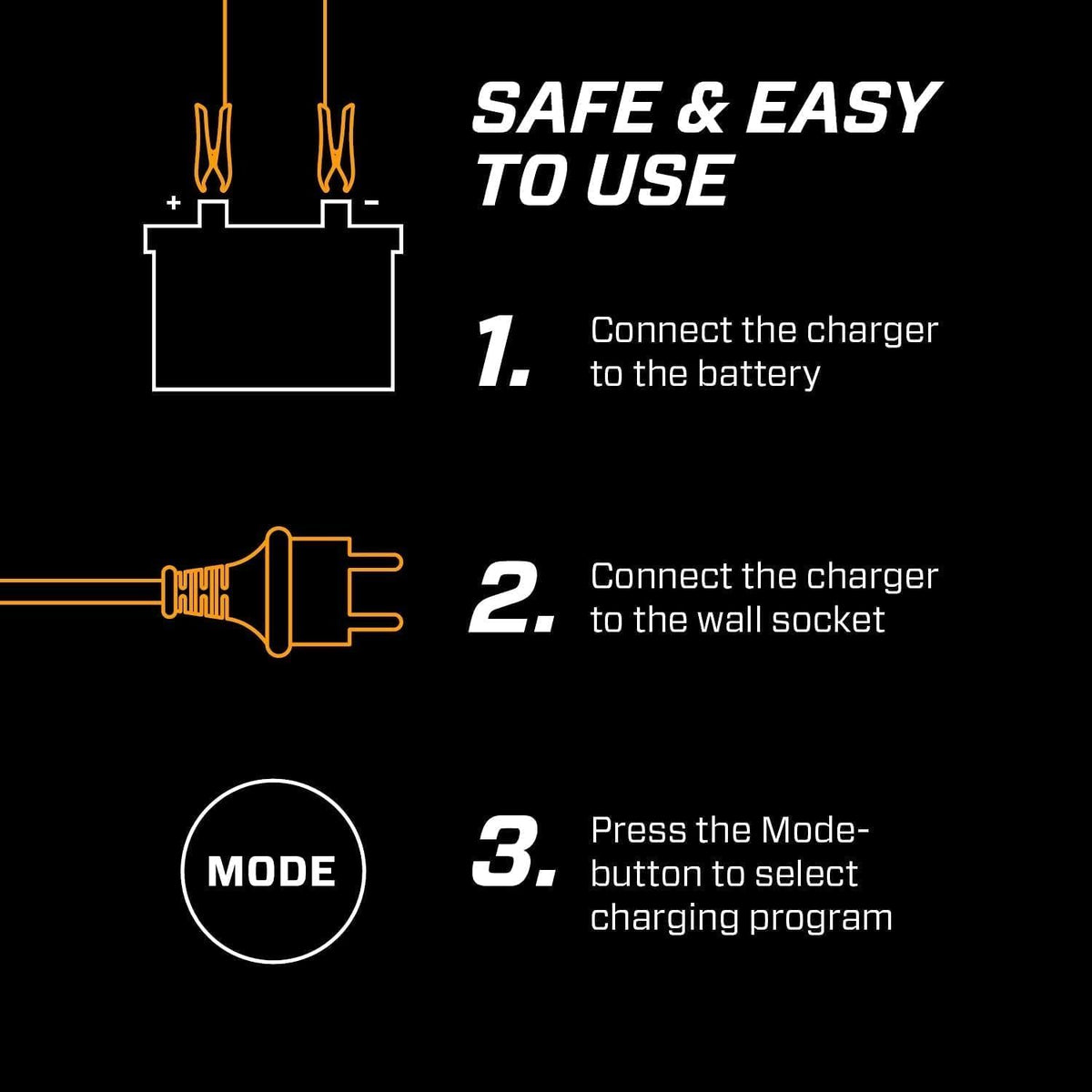 CTEK 4.3 Test & Charge, 12 Volt Fully Automatic Charger with Unique Batte...