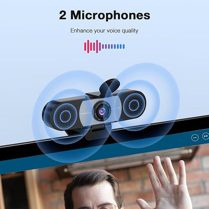 EMEET 1080P Webcam, C960 Web Camera - Image 3