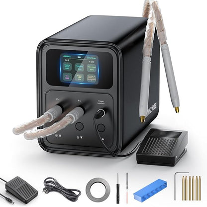 Capacitor Battery Spot Welder, AWithZ 69.2 KW Spot Welder, 2-in-1 Automatic & by AWithZ