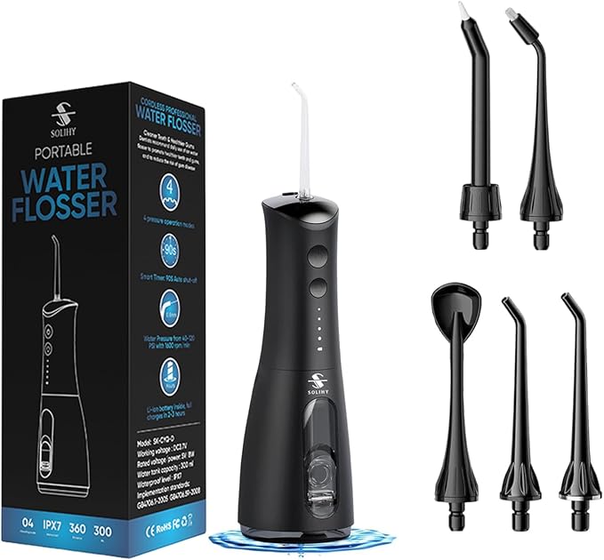 SOLIHY Cordless Water Flosser, Water Dental Flosser, Rechargeable Irrigation - Image 8