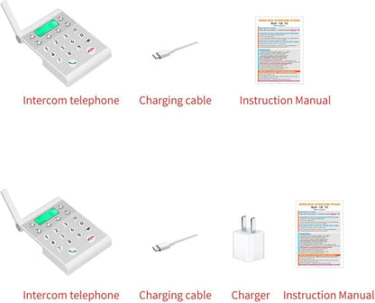 Eujgoov 1000m Distance Wireless Intercom Phone Hands Intercom System - Image 3