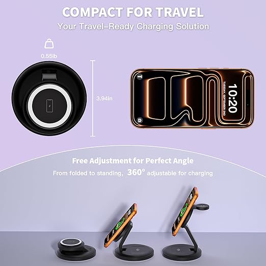 Charging Station for Apple Magsafe Wireless Charger iPhone Charging Station - Image 4