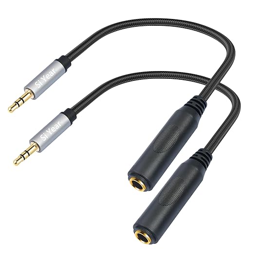 SiYear 1/4" to 3.5mm Headphone Extension Cable by SiYear
