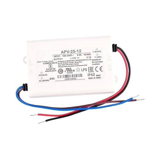 POWALK APV-25-12 Industrial Power Supply 12V 2.1A 25.2W by Unknown