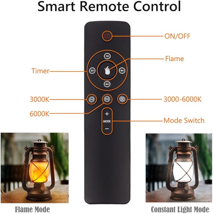 Lantern LED Battery Powered Camping Lamp Outdoor Hanging Rechargeable Lantern - Image 2