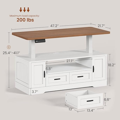 SEDETA 47.2" Electric Standing Coffee Table - Image 2