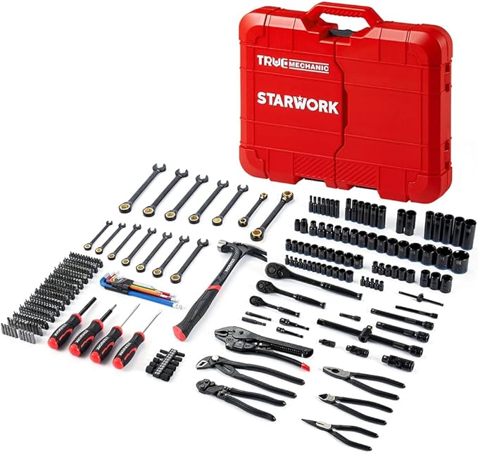 STARWORK TRUE MECHANIC 306-Piece Mechanics Tool Set and Socket Set, - Image 4