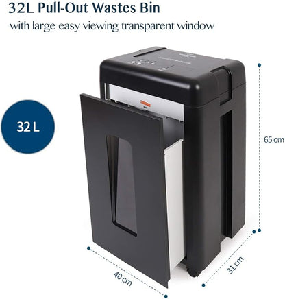 WOLVERINE 15-Sheet Super Micro Cut High Security Level P-5 Heavy Duty - Image 3