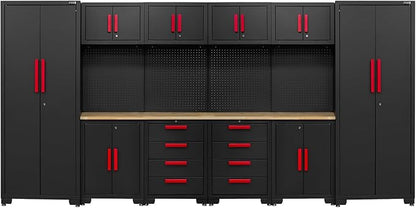 Garage Storage Cabinet System, Cabinet Drawers, Pegboard by Unknown