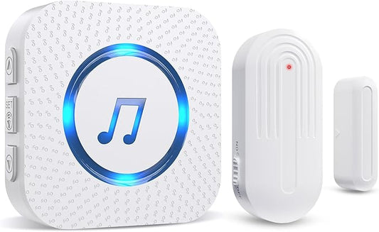 Door Chime, Wireless Door Open Alarm-SANJIE Door Entry Chime by SANJIEGuardSecurity