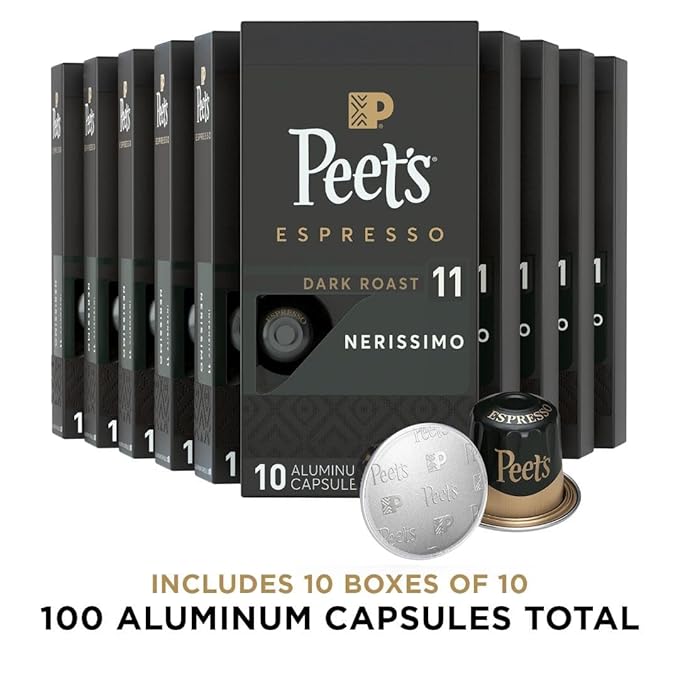 Peet's Coffee, Dark Roast Espresso Capsules, Compatible - Image 2