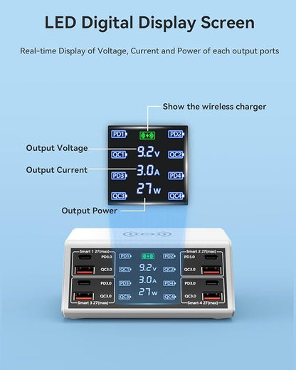 USB Charging Station, 100W 8-Port Charging Station - Image 3