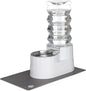 RIZZARI Large Water Dispenser for Dogs: 8L Gravity White Automatic Stainless by RIZZARI