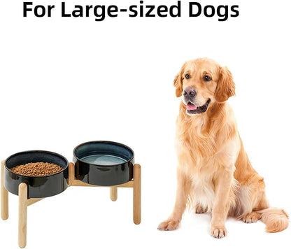 Ceramic 8.2inch Raised Dog Bowl - Image 4