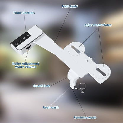 Hibbent Bidet Attachment for Toilet, Non-Electric Dual Nozzle for Frontal & - Image 9