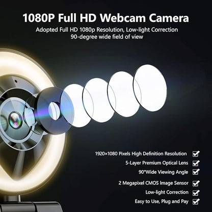 AIDELF Webcam Computer Camera 1080P - Image 3