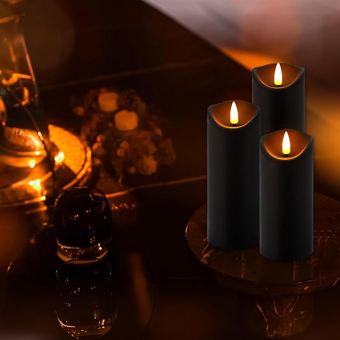 24 Pack Halloween Decoration Flickering Flameless Candles, Battery Operated LED - Image 5
