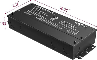 EMITEVER Dimmable Led Driver, 200W AC 110V-277V to DC 24V Transformer, 5-in-1 - Image 3