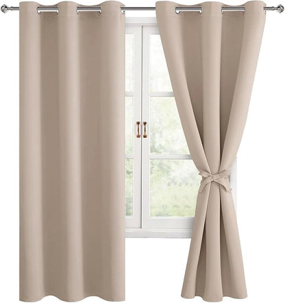 Hiasan Blackout Curtains for Bedroom, 42 x 72 Inches Long by Hiasan