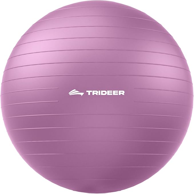 Trideer Exercise Ball for Yoga, Pilates & Fitness – Stability Ball Equipment by Trideer