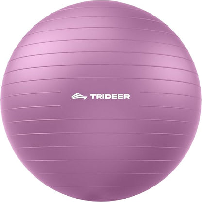 Trideer Exercise Ball for Yoga, Pilates & Fitness – Stability Ball Equipment by Trideer