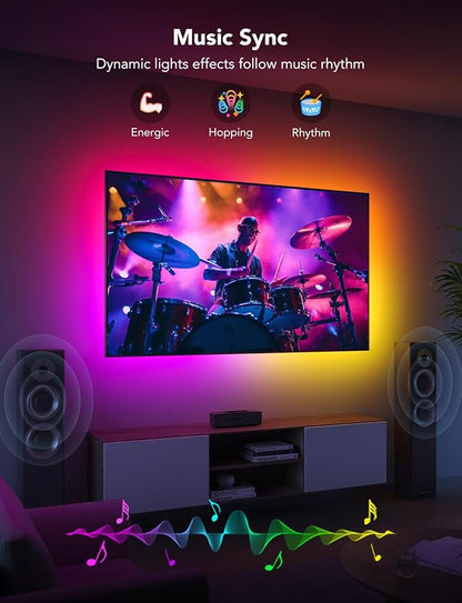 Govee TV LED Backlight Strip, RGBIC Smart LED Backlight - Image 4