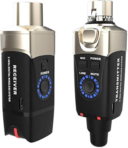 Xvive U3 XLR Microphone Wireless System 2.4GHz Wireless XLR Transmitter and by Xvive