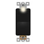 LIDER Minimalist Design Matte Finish Lighted 4-Way Decorator Light Switch by LIDER