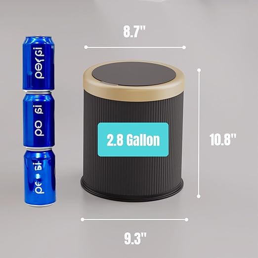 URALFA Automatic Motion Sensor Bathroom Trash Can - Image 6