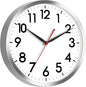 AKCISOT Wall Clock 12 Inch Silent Wall Clocks Battery Operated Non Ticking by Akcisot