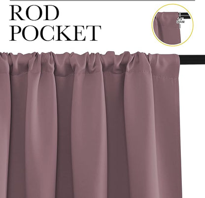 NICETOWN Blackout Curtains for Living Curtains, Window Treatment Thermal - Image 3