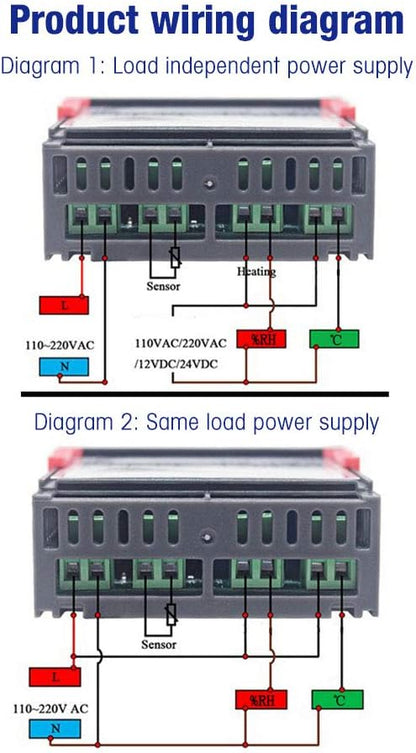 Digital Temperature Humidity Controller -3028 - Image 5