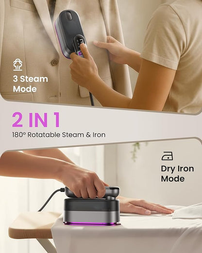 LOXP 2-in-1 Handheld Steamer and Iron - Image 4