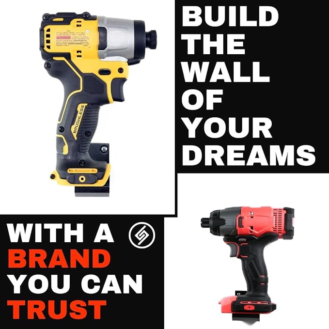 Spartan Mounts for Ridgid 18v Battery | Wall Display Hook Holder | Power Tool - Image 7