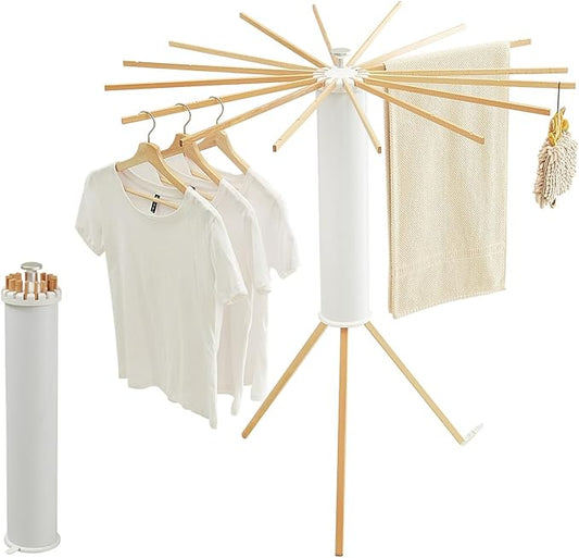 JOOM Tripod Clothes Drying Rack, Garment Rack Portable and Foldable Space by JOOM