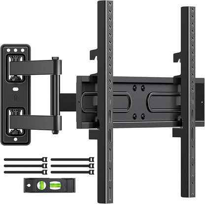 Full Motion TV Wall Mount for Most 32-55 inch TVs up to 66 lbs, Tilt by HChookclasp