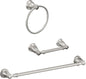 moen banbury 3-piece bath accessory kit in brushed, main product view