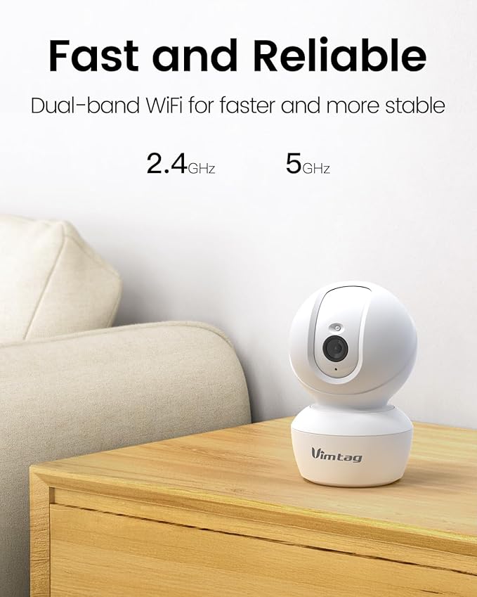 VIMTAG 4MP 5G Indoor Camera, Dog Camera - Image 6