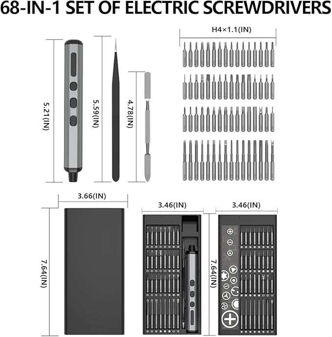 Mini Electric Screwdriver 3.7V Precision Screwdriver Set Cordless Screwdriver - Image 5