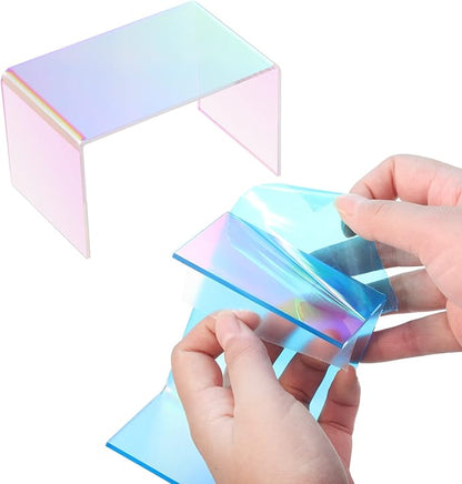 Chuangdi 2 Sets Acrylic Display Risers, Product Stand, Jewelry Display Riser - Image 4