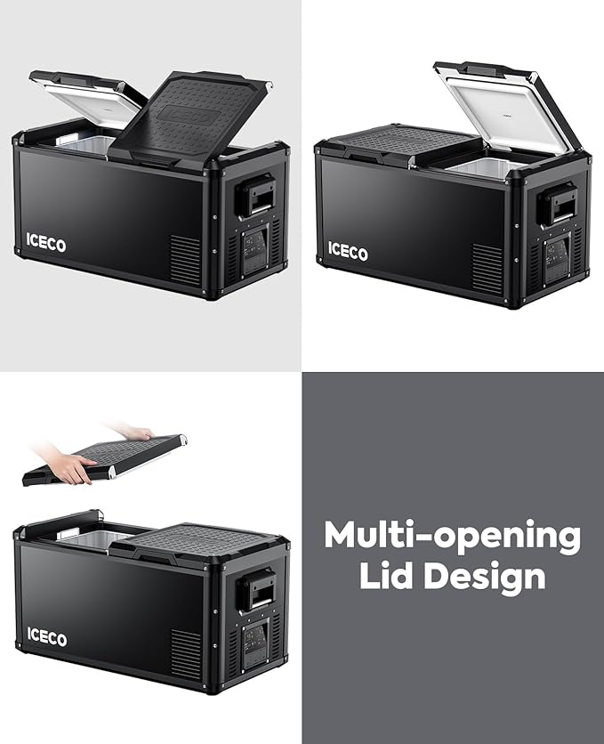 ICECO VL75 ProD Portable Refrigerator, Dual USB & DC 12/24V, AC 110-240V - Image 5